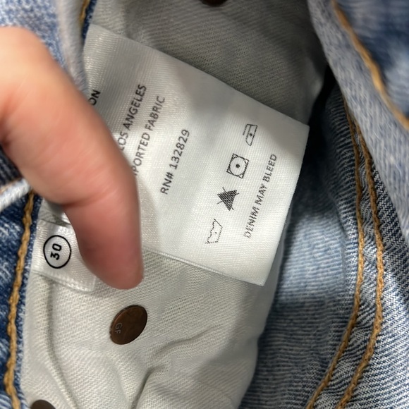 GRLFRND | NEW Sara Super High Rise Slim Straight Jeans in Red Rock Size 30 - Picture 10 of 11